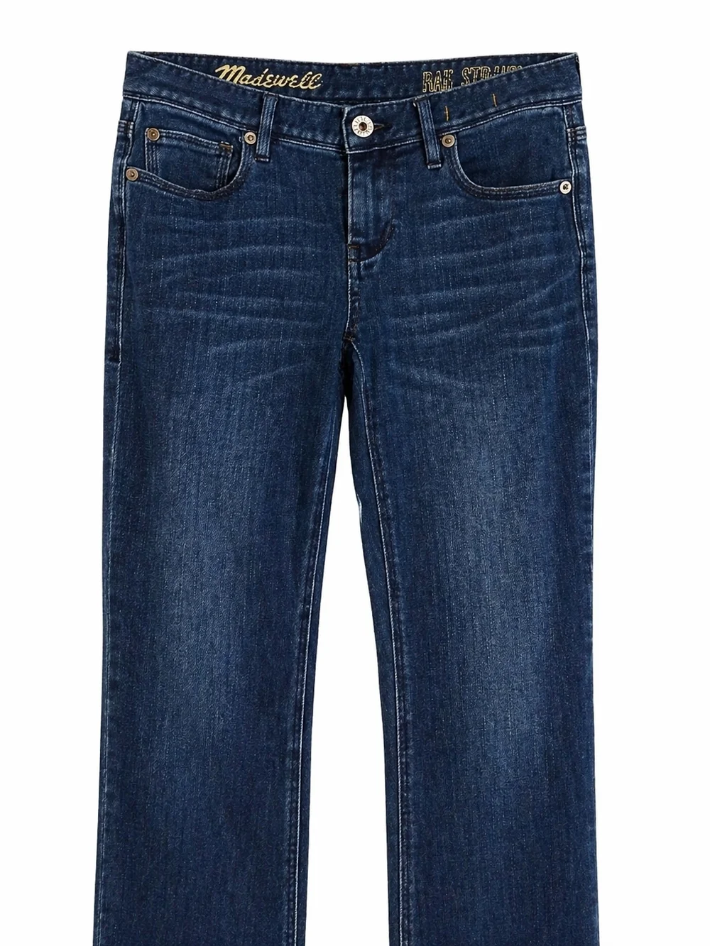 Madewell Rail Straight Jeans 26x34 Dark Wash High Rise Straight Leg Denim - Picture 8 of 13